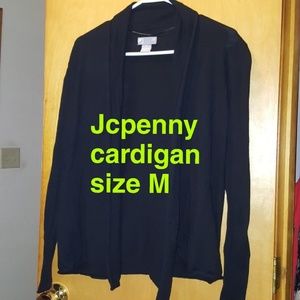 Jcpenny 55% COTTON CARDIGAN size M